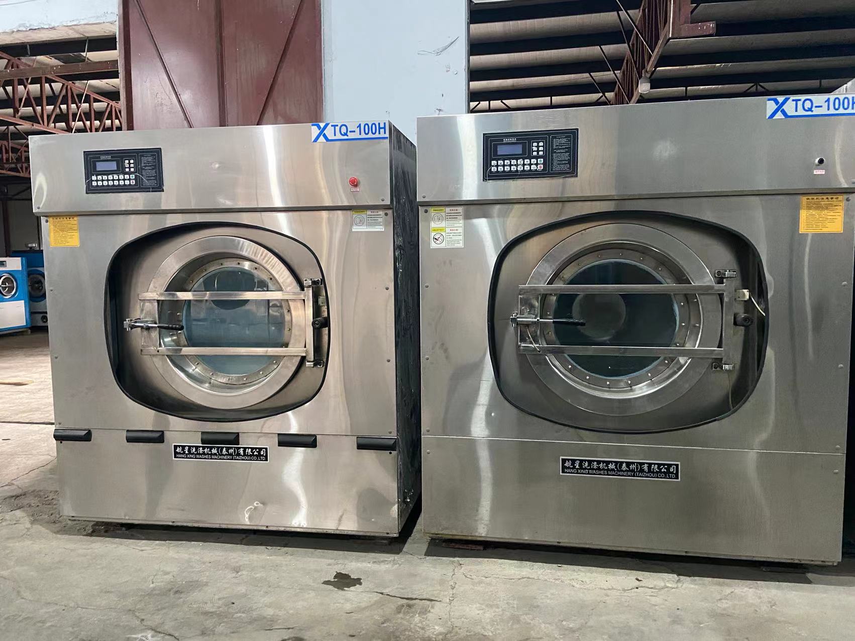 供应泰州航星二手洗涤设备100kg水洗机2台2020年设备